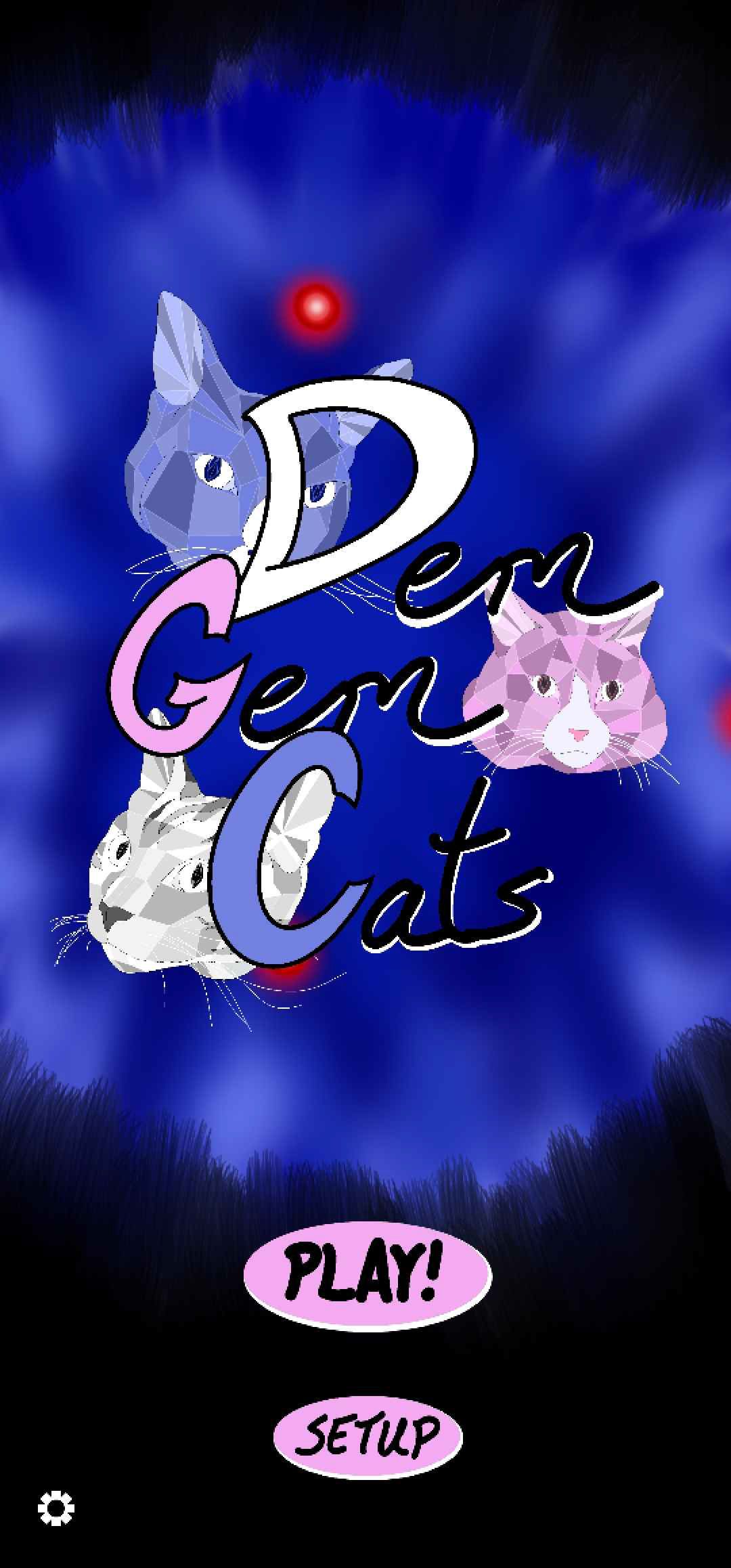 Dem Gem Cats Title Screen